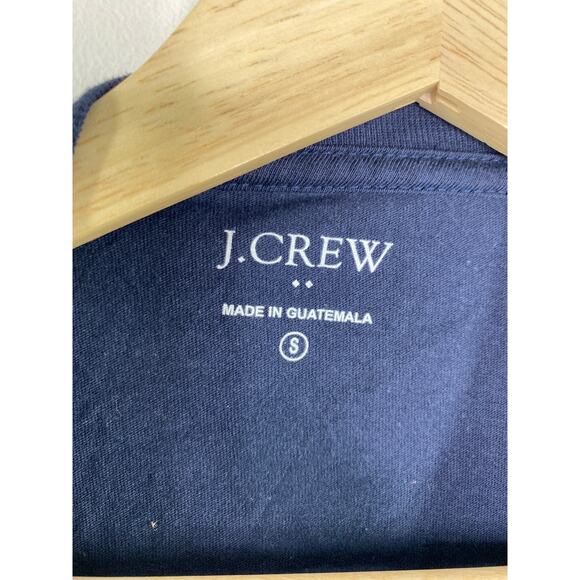 J.Crew Factory Navy Blue Logo Short Sleeve Graphic Tee Men's Size Small S - Picture 5 of 8